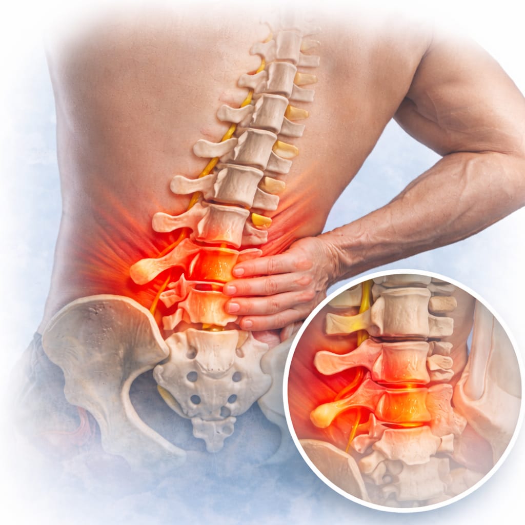durere lombara zona inferioara a spatelui